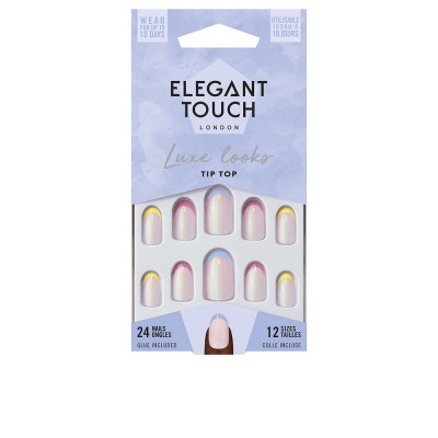 LUXE LOOKS nails with glue oval limited ed tip top