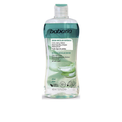 DÉMAQUILLANT BIPHASÉ aloe vera eau micellaire 400 ml