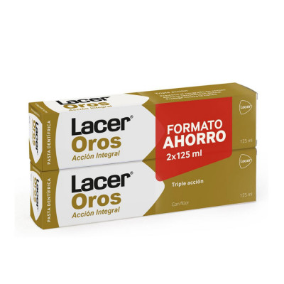 PACK DENTIFRICE LACER OROS 2 x 125 ml
