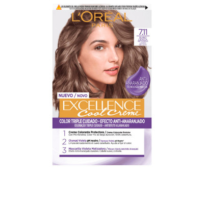 Teinture EXCELLENCE COOL 7.11-blond cendré intense 192 ml