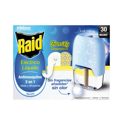 APPAREIL ANTI-MOUSTIQUE FAMILLE + recharge 30 nuits