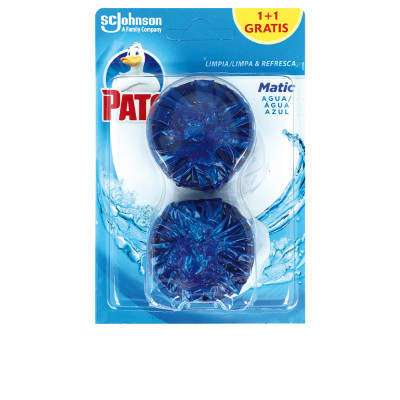 PATO WC MATIC désodorisant eau bleue 2 x 50 gr