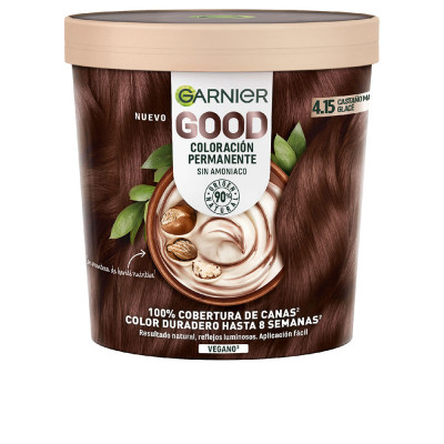 GOOD coloration permanente 4.15 châtain glacé 217 ml