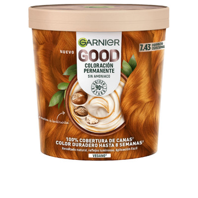 GOOD coloration permanente 7.43 cuivre curcuma 217 ml