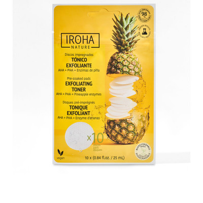 TONER EXFOLIANT tampons pré-imbibés 10 u