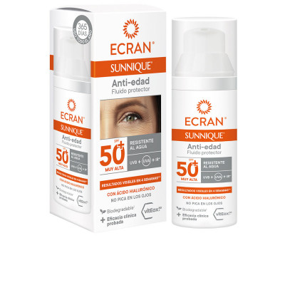 ECRAN SUNNIQUE soin visage anti-âge SPF50+ 50 ml