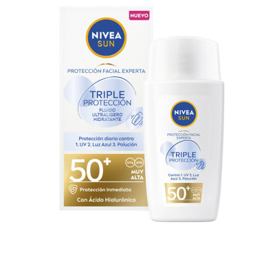 SUN TRIPLE PROTECTION fluide visage ultraléger SPF50+ 40 ml