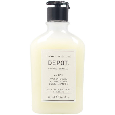 BARBE & MOUSTACHE Nº501 shampoing à barbe hydratant & clarifiant 250