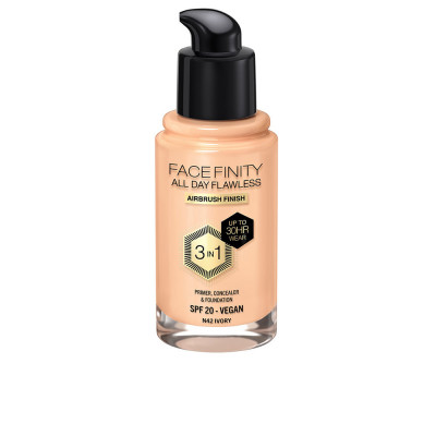 FACEFINITY ALL DAY FLAWLESS 3 IN 1 base de maquillaje N42-ivory 30 ml