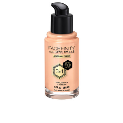 FACEFINITY ALL DAY Flawless fond de teint 3 en 1 N45-amande chaude 30