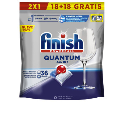 FINISH POWERBALL QUANTUM lave-vaisselle 36 tablettes