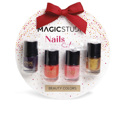 LOT D& 39 ONGLES COLORÉS 4 pcs
