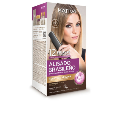 KATIVA PROFESSIONAL ÉTUI DE LISSAGE BRÉSILIEN PRO BLONDE 6 pcs