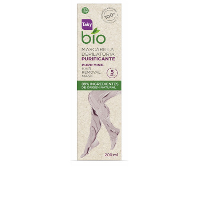 Masque dépilatoire PURIFIANT BIO NATUREL 200 ml