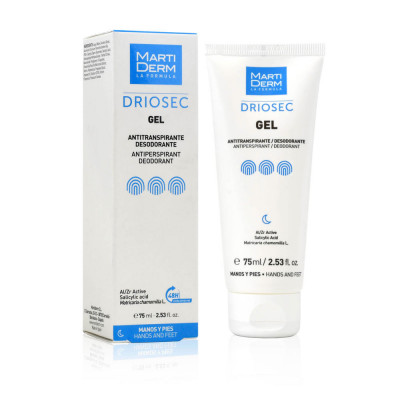 DRIOSEC gel anti-transpirant mains et pieds 75 ml