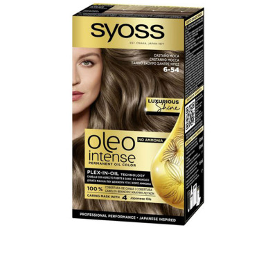 Teinture OLEO INTENSE sans ammoniaque 6-54 brun moka 5 u