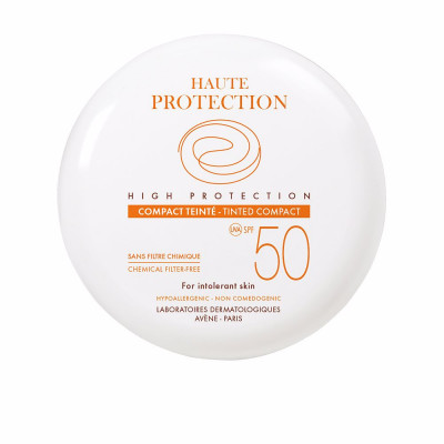 SOLAIRE HAUTE PROTECTION compact teinté SPF50 doré