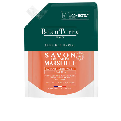 Recharge savon fleur d& 39 oranger MARSEILLE 900 ml