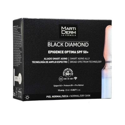 BLACK DIAMOND EPIGENCE OPTIMA ampoules peaux normales-sèches SPF50+ 1