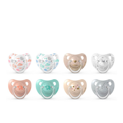 CLASSIC LINE sucette classique tétine anatomique 6-18M 2 u