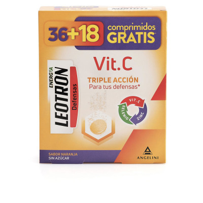VITAMINE C triple action comprimés effervescents 36 + 18 en cadeau Or