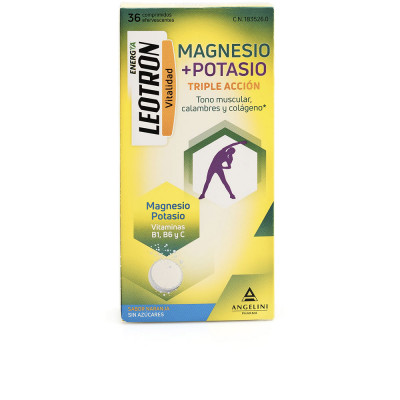 MAGNESIUM + POTASSIUM ENERGY comprimés effervescents triple action Or