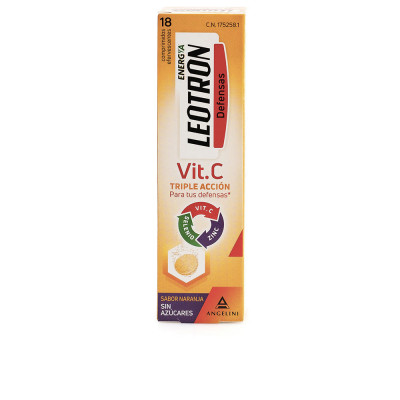 VITAMINE C comprimés effervescents triple action Orange 18 u