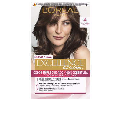 EXCELLENCE Teinture crème 4-brun 192 ml