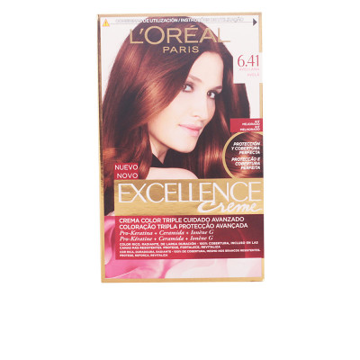 EXCELLENCE Crème colorante 6.41-noisette 192 ml