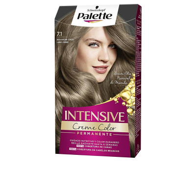 PALETTE INTENSIVE teinture 7.1-blond cendré moyen 1 u
