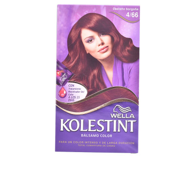 KOLESTINT tinte bálsamo color 4,66 castaño borgoña 1 u