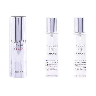 ALLURE HOMME SPORT COLOGNE vaporisateur de voyage et ses deux recharge