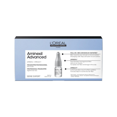 AMINEXIL ADVANCED sérum professionnel anti-chute de cheveux 90 ml