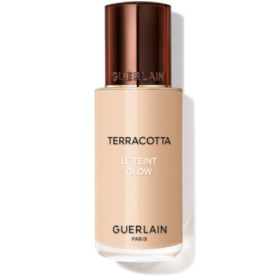 GUERLAIN TERRACOTTA LE TEINT GLOW 2N – Fond de teint fluide naturel lumineux, hydratation 24h – 30 ml