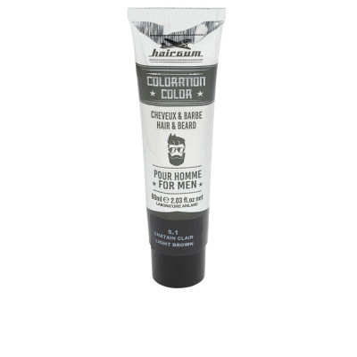 COLORATION teinture barbe et cheveux 5.1-Brun clair 60 gr