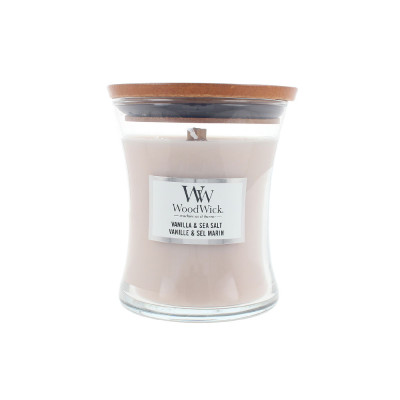 Bougie WOODWICK Vanille & Sel Marin 275 gr