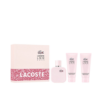 Coffret Lacoste L.12.12 Rose, 3 pièces