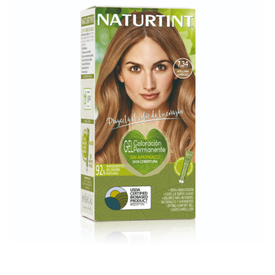 Colorant sans ammoniaque NATURTINT n° 7.34 - Noisette Lumineuse 170 m
