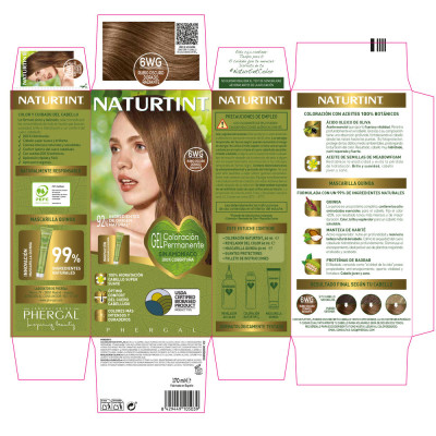 Coloration sans ammoniaque NATURTINT 6Wg-Blond foncé doré éclatant