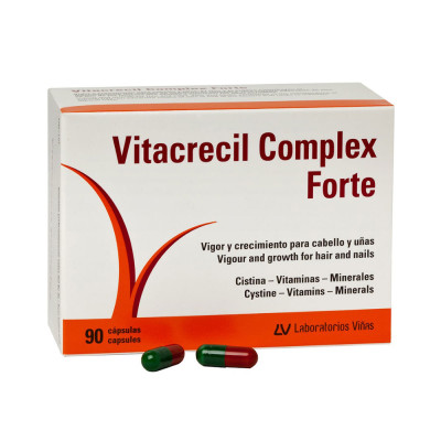 VITACRECIL COMPLEX FORTE capsules cheveux et ongles 90 unités