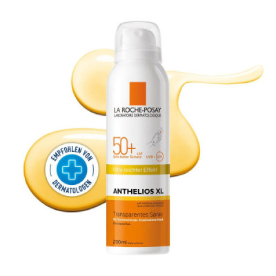 ANTHELIOS Invisible Family Spray résistant à l'eau, à la sueur et au sable SPF50+ 300 ml