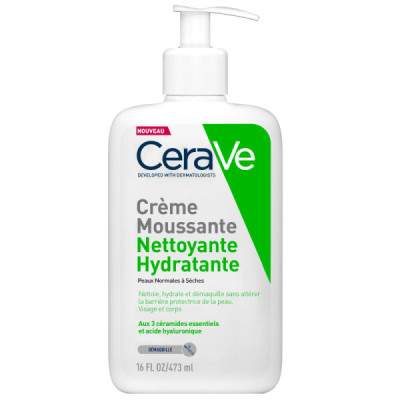 Crème nettoyante hydratante et mousse 473 ml