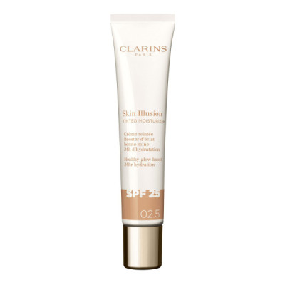 SKIN ILLUSION TINTED MOISTURIZER soin teinté éclat anti-âge SPF 25 02.5 40 ml