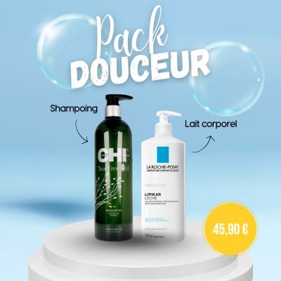 Pack douceur : soin cheveux & peau hydratation intense