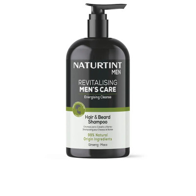 SOIN REVITALISANT POUR HOMMES Shampoing Cheveux et Barbe Nettoyant Én