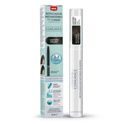 COLOR CLINUANCE Retouche Sourcils Racines Grises Instantanées Brun Foncé 10 ml