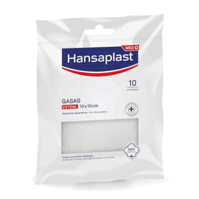 HP gasas suaves 7,5 x 7,5 cm 10 u