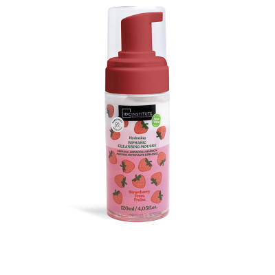 Mousse nettoyante hydratante à la fraise 120 ml