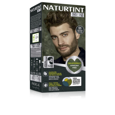 Coloration sans ammoniaque NATURTINT MEN 6N blond foncé 1 unité