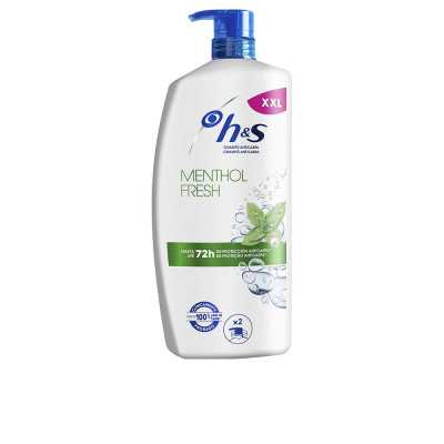 Shampooing antipelliculaire H&S MENTHOL FRESH en flacon doseur 1000 ml